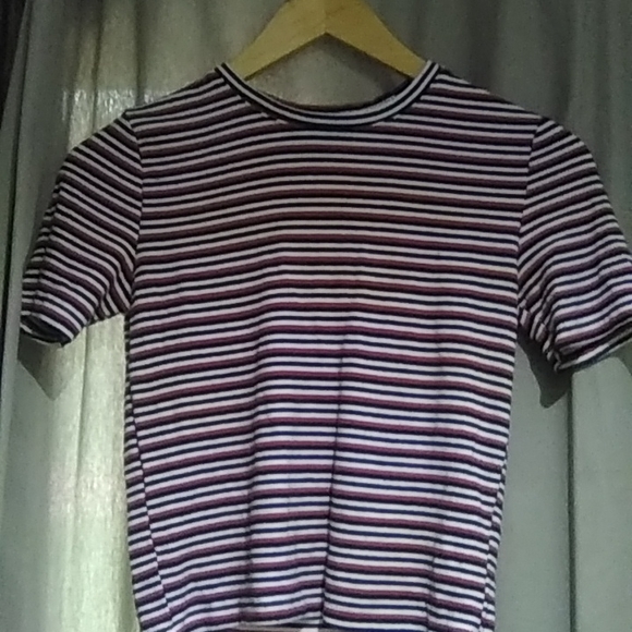 SWS essentials short sleeve striped top - Picture 2 of 6
